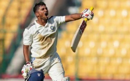 ರಸ್ತೆ ಅಪಘಾತ: ಯುವ ಆಟಗಾರ ಮುಶೀರ್ ಖಾನ್ʼಗೆ ಗಂಭೀರ ಗಾಯ!