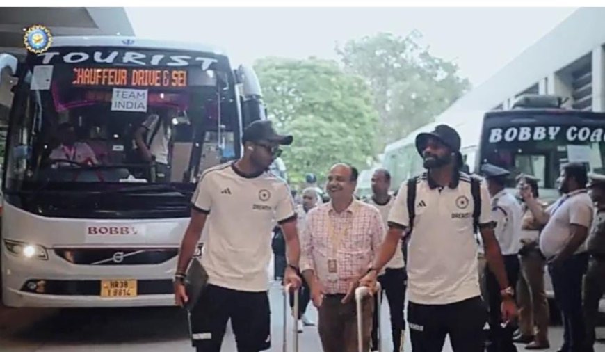ಸೆ. 27 ಬಾಂಗ್ಲಾದೇಶ್ ವಿರುದ್ಧದ 2ನೇ ಟೆಸ್ಟ್ ಪಂದ್ಯ: ಕಾನ್ಪುರ್​ಗೆ ಬಂದಿಳಿದ ಟೀಮ್ ಇಂಡಿಯಾ!