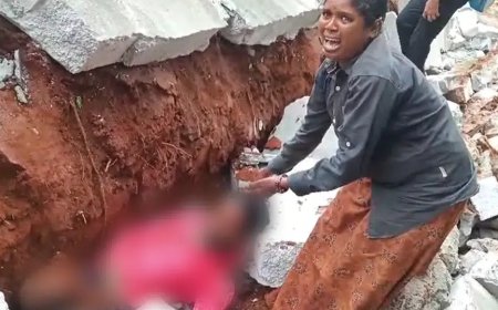 ಕಾಂಪೌಂಡ್ ಗೋಡೆ ಕುಸಿದು ಕೂಲಿ ಕಾರ್ಮಿಕ ಸಾವು! ಮತ್ತೊಬ್ಬನಿಗೆ ಗಂಭೀರ ಗಾಯ