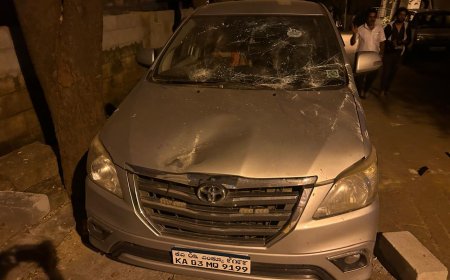 ಬೆಂಗಳೂರಿನಲ್ಲಿ ಮಿತಿಮೀರಿದ ಕಿಡಿಗೇಡಿಗಳ ಅಟ್ಟಹಾಸ: ಮನೆ ಮುಂದೆ ನಿಲ್ಲಿಸಿದ್ದ ಕಾರಿನ ಗಾಜುಗಳು ಪುಡಿ ಪುಡಿ!