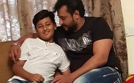 ಮಗನ ಬರ್ತಡೇಗೆ ದರ್ಶನ್ ಹಾಜರ್: ಹೆಂಡ್ತಿ ಮನೆಯಲ್ಲಿ ಖುಷಿಯಲ್ಲಿ ದಾಸ!