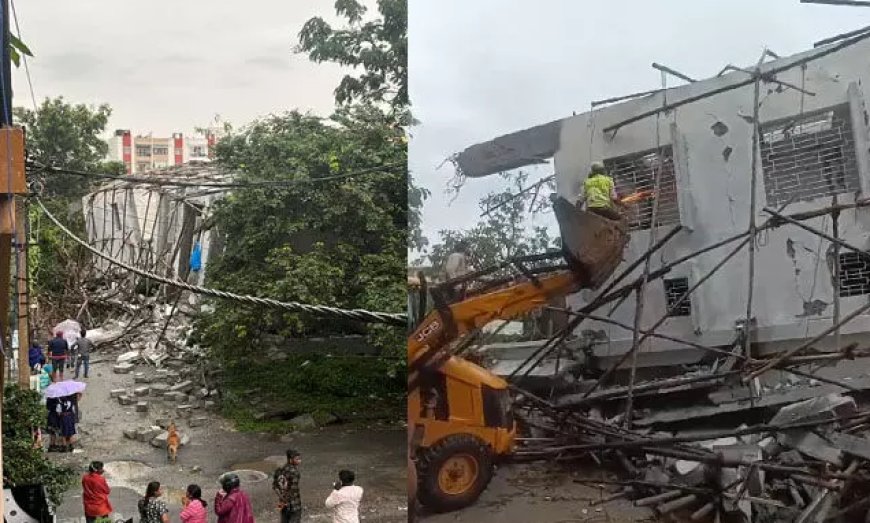 ನಿರ್ಮಾಣ ಹಂತದ ಕಟ್ಟಡ ಕುಸಿತ ಪ್ರಕರಣ: ಕಟ್ಟಡ ಮಾಲೀಕನನ್ನು ಬಂಧಿಸಿದ ಪೊಲೀಸರು