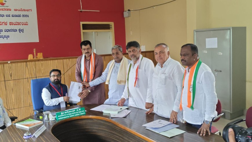 ಅದ್ಧೂರಿ ಮೆರವಣಿಗೆ ಮೂಲಕ ನಾಮಪತ್ರ ಸಲ್ಲಿಕೆ ಮಾಡಿದ CP ಯೋಗೇಶ್ವರ್!