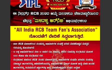 RCB ಟೀಂನ್ನು ಅಭಿಮಾನಿಗಳೆ ಖರೀದಿಸುತ್ತಾರಂತೆ!? ಸಖತ್ ವೈರಲ್ ಆಗ್ತಿದೆ ಮಳವಳ್ಳಿ ಫ್ಯಾನ್ಸ್ ಪೋಸ್ಟ್!