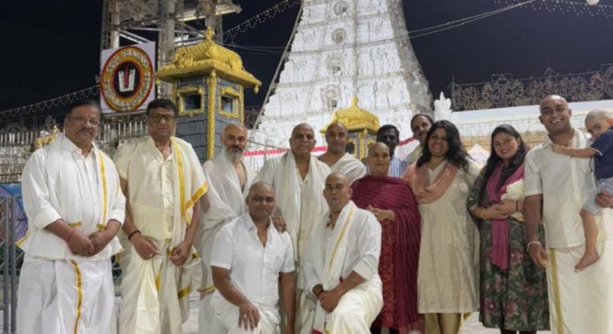 ತಿಮ್ಮಪ್ಪನಿಗೆ ಮುಡಿ ಕೊಟ್ಟ ಶಿವಣ್ಣ ದಂಪತಿ! ಅನಾರೋಗ್ಯ ಕಾರಣವಾ!?