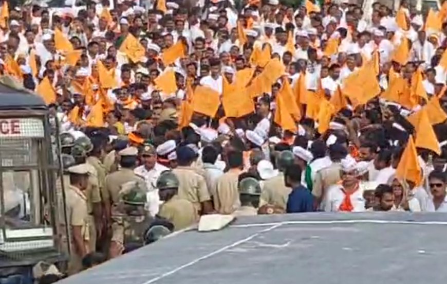 ಹಿಂಸಾಚಾರಕ್ಕೆ ತಿರುಗಿದ ಪಂಚಮಸಾಲಿ ಹೋರಾಟ! ಪ್ರತಿಭಟನಾಕಾರರ ಮೇಲೆ ಲಾಠಿ ಚಾರ್ಜ್ - ಕಲ್ಲು ತೂರಾಟ