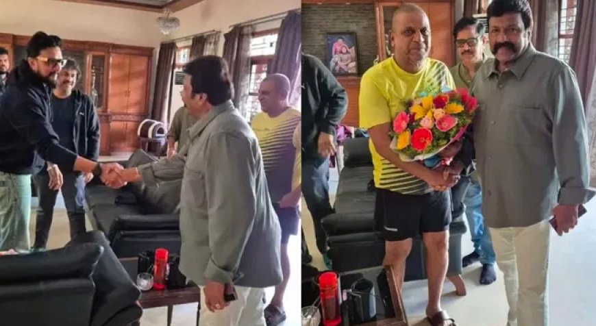 ನಟ ಶಿವರಾಜ್ ಕುಮಾರ್ ಭೇಟಿಯಾಗಿ ಆರೋಗ್ಯ ವಿಚಾರಿಸಿದ ಕಿಚ್ಚ ಸುದೀಪ್!