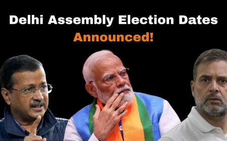 Delhi Election: ದೆಹಲಿ ಕುರುಕ್ಷೇತ್ರಕ್ಕೆ ಮುಹೂರ್ತ ಫಿಕ್ಸ್‌: ಫೆಬ್ರವರಿ 5ಕ್ಕೆ ಮತದಾನ, 8ಕ್ಕೆ ಫಲಿತಾಂಶ
