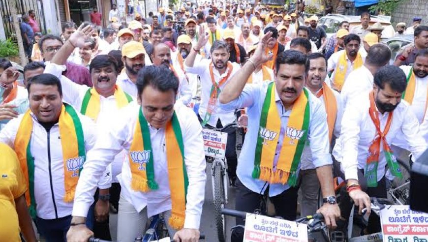 ಪ್ರಿಯಾಂಕ್ ಖರ್ಗೆ ರಾಜೀನಾಮೆ ಆಗ್ರಹಿಸಿ ಬಿಜೆಪಿ ಪ್ರತಿಭಟನೆ: ಸಚಿವನ ಮನೆಗೆ ಬಿಗಿ ಪೊಲೀಸ್ ಭದ್ರತೆ