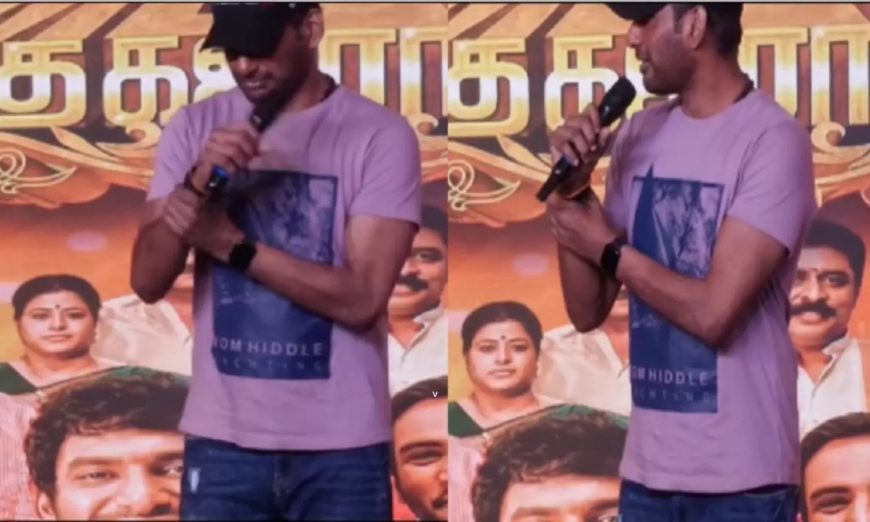 Actor Vishal: ಮೈಕ್ ಹಿಡಿದು ನಡುಗುತ್ತಲೇ ಟ್ರೋಲಿಗರಿಗೆ ಟಾಂಗ್ ಕೊಟ್ಟ ವಿಶಾಲ್! VIDEO