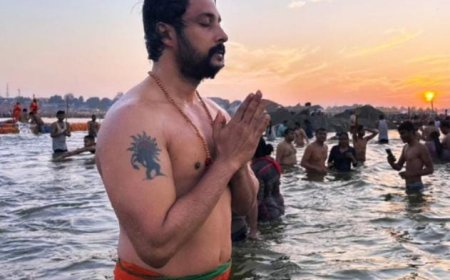 ಮಹಾ ಕುಂಭಮೇಳದಲ್ಲಿ ಪುಣ್ಯ ಸ್ನಾನ ಮಾಡಿದ ನೆನಪಿರಲಿ ಖ್ಯಾತಿಯ ಪ್ರೇಮ್!