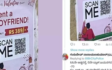 ವ್ಯಾಲೆಂಟನ್ಸ್ ಡೇ'ಗೆ ಬಾಯ್‌ ಫ್ರೆಂಡ್ ಬೇಕಂದ್ರೆ ಕೇವಲ 389 ರೂ. ಪೇ ಮಾಡಿದ್ರೆ ಸಾಕಂತೆ..! ಪೋಸ್ಟರ್ ವೈರಲ್