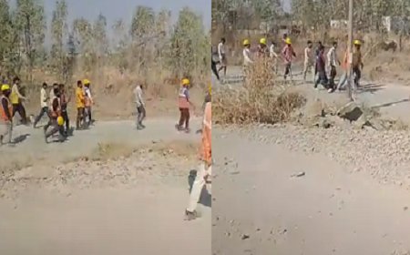 ರಾಜ್ಯದಲ್ಲೊಂದು ಅಮಾನವೀಯ ಘಟನೆ: ಪ್ರಾಣಿಯಂತೆ ಕಾರ್ಮಿಕನ ಮೃತದೇಹ ಎಳೆದೊಯ್ದ ಸಿಬ್ಬಂದಿ.!