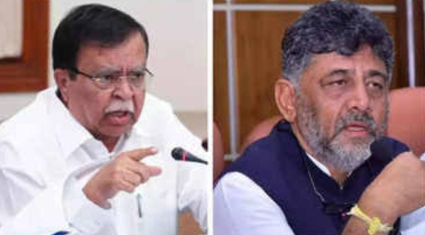 ಮೊದಲು ಡಿಕೆಶಿ AICC ಅಧ್ಯಕ್ಷರ ಹೆಸರು ದುರ್ಬಳಕೆ ಮಾಡುವುದು ನಿಲ್ಲಿಸಲಿ: DCMಗೆ ರಾಜಣ್ಣ ತಿರುಗೇಟು!