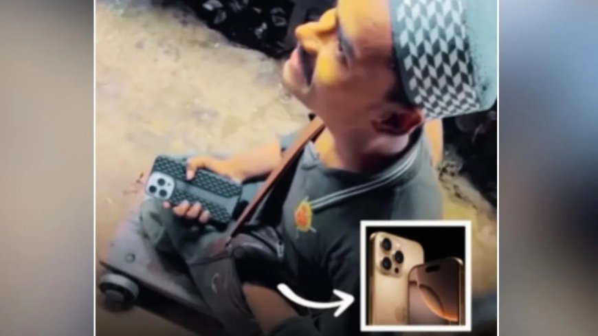 ಭಿಕ್ಷುಕನ ಕೈಯಲ್ಲಿ ಐಫೋನ್ 16 ಪ್ರೋ ಮ್ಯಾಕ್ಸ್! ಬೆಚ್ಚಿ ಬಿದ್ದ ನೆಟ್ಟಿಗರು