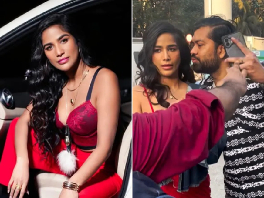 Poonam Pandey: ನಡುರಸ್ತೆಯಲ್ಲೇ ಪೂನಂ ಪಾಂಡೆಗೆ ಕಿಸ್ ಕೊಡಲು ಬಂದ ಅಭಿಮಾನಿ..! ಮುಂದೇನಾಯ್ತು..?