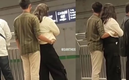 ಪಾರ್ಕ್‌ ಬಿಟ್ಟು ಮೆಟ್ರೋದಲ್ಲಿ ರೋಮ್ಯಾನ್ಸ್ ಶುರು ಮಾಡಿದ ಲವ್‌ ಬರ್ಡ್ಸ್‌..! ಇದೆಂಥಾ ಅಸಹ್ಯ ಎಂದ ನೆಟ್ಟಿಗರು!