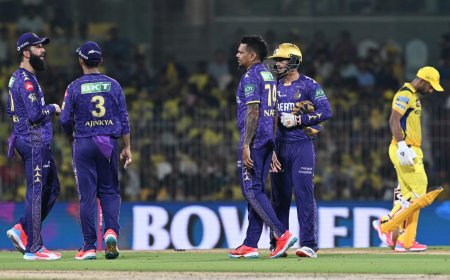 IPL 2025: ತವರಲ್ಲಿ ಮತ್ತೆ ಮುಖಭಂಗ: ಕೋಲ್ಕತ್ತಾ ನೈಟ್ ರೈಡರ್ಸ್ ವಿರುದ್ಧ ಚೆನ್ನೈ ಸೂಪರ್ ಕಿಂಗ್ಸ್'ಗೆ ಹೀನಾಯ ಸೋಲು