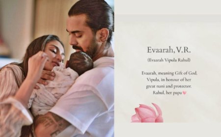ಹುಟ್ಟುಹಬ್ಬದ ಸಂಭ್ರಮದಲ್ಲಿ KL Rahul: ಮಗಳ ಹೆಸರು ರಿವೀಲ್ ಮಾಡಿದ ಕೆ.ಎಲ್.ರಾಹುಲ್, ಅಥಿಯಾ ಶೆಟ್ಟಿ!