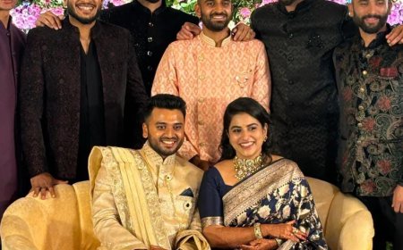 ಅದ್ದೂರಿ ಜರುಗಿದ ನಟಿ ಅರ್ಚನಾ-ಕ್ರಿಕೆಟಿಗ ಶರತ್‌ ಆರತಕ್ಷತೆ: ಯಾರೆಲ್ಲಾ ಭಾಗಿಯಾಗಿದ್ದರು ಗೊತ್ತಾ?