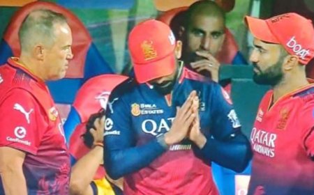 ರಜತ್ ಕ್ಯಾಪ್ಟನ್ಸಿ ಬಗ್ಗೆ ಕೊಹ್ಲಿ ಮುನಿಸು!? ಮೈದಾನದಲ್ಲೇ ಕೋಪಿಸಿಕೊಂಡ ವಿರಾಟ್, ಕೈಮುಗಿದದ್ದು ಯಾರಿಗೆ?