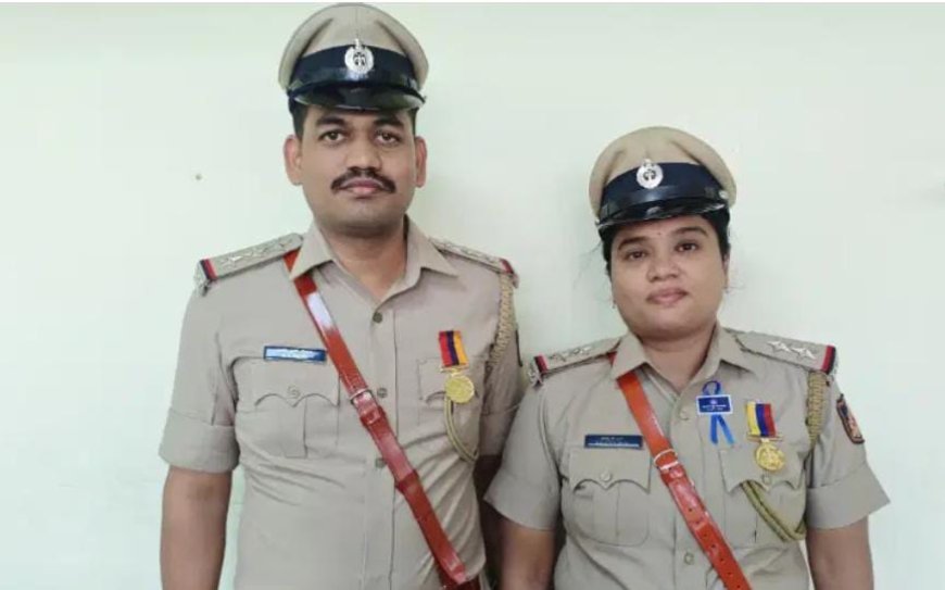 ಪೊಲೀಸ್ ದಂಪತಿಗೆ ಸಿಕ್ತು ಮುಖ್ಯಮಂತ್ರಿ ಪದಕ: ಇದಪ್ಪಾ ಸಾಧನೆ ಎಂದ ನೆಟ್ಟಿಗರು!