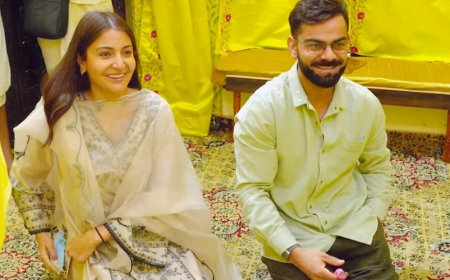 ಆಧ್ಯಾತ್ಮಿಕ ಸೇವೆಯಲ್ಲಿ ಕೊಹ್ಲಿ ದಂಪತಿ: ವೈರಲ್ ಆಗುತ್ತಿರುವ ಫೋಟೋಗಳು!