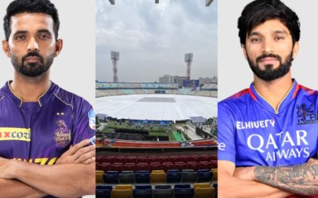 RCB vs KKR ಪಂದ್ಯದ ಮೇಲೆ ವರುಣನ ಕಣ್ಣು! ಒಂದು ವೇಳೆ ಪಂದ್ಯ ಮಳೆಯಿಂದ ರದ್ದಾದ್ರೆ 2 ತಂಡಗಳಿಗೆ ನಷ್ಟ
