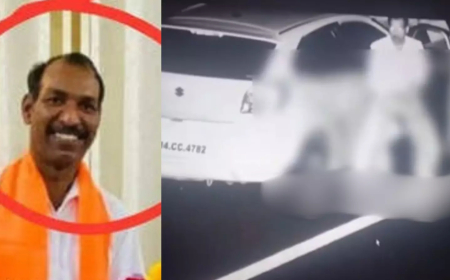 Viral video: ಎಕ್ಸ್’ಪ್ರೆಸ್’ವೇಯಲ್ಲೇ ಮಹಿಳೆ ಜೊತೆ ಬಿಜೆಪಿ ನಾಯಕನ ಕಾಮದಾಟ..!