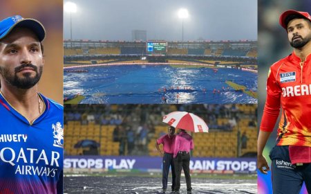 Qualifier-1: ಇಂದು RCB vs PBKS ನಡುವೆ ಹೈ-ವೋಲ್ಟೇಜ್ ಮ್ಯಾಚ್: ಮಳೆಯಿಂದ ಪಂದ್ಯ ರದ್ದಾದ್ರೆ ಯಾರು ಫೈನಲ್’ಗೆ.?