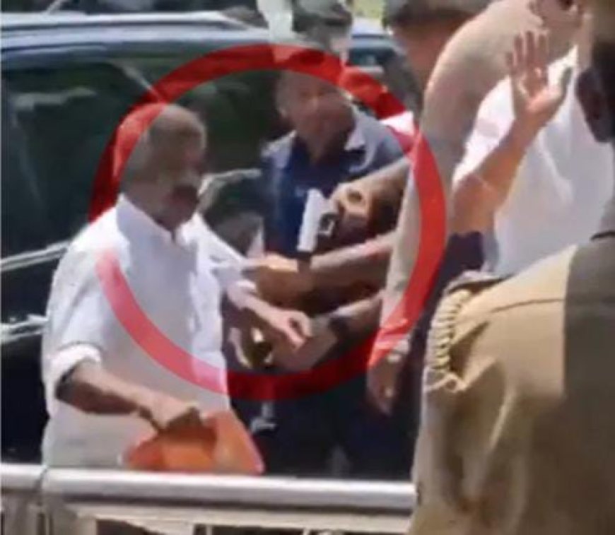 ಖ್ಯಾತ ನಟ ದಳಪತಿ ವಿಜಯ್ ಅಬಿಮಾನಿ ಮುಖಕ್ಕೆ ಗನ್ ಹಿಡಿದ ಬಾಡಿಗಾರ್ಡ್! ಯಾಕೆ!?