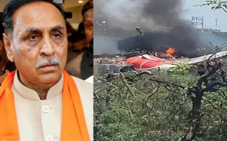 ವಿಮಾನ ಅಪಘಾತದಲ್ಲಿ ಗುಜರಾತ್ ಮಾಜಿ ಸಿಎಂ ವಿಜಯ್ ರೂಪಾನಿ ನಿಧನ!
