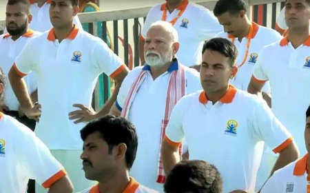 ಯೋಗದಿಂದ 'ನಾನು' ಎಂಬ ಪರಿಕಲ್ಪನೆಯು 'ನಾವು' ಆಗುತ್ತದೆ: ಪ್ರಧಾನಿ ಮೋದಿ