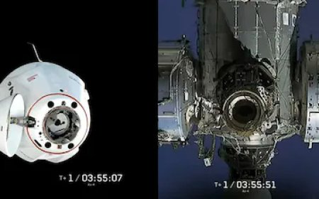 ಡಾಕಿಂಗ್ ಸಕ್ಸಸ್: 40 ನಿಮಿಷದ ಮುಂಚೆಯೇ ಅಂತಾರಾಷ್ಟ್ರೀಯ ಬಾಹ್ಯಾಕಾಶ ನಿಲ್ದಾಣ ತಲುಪಿದ ಶುಭಾಂಶು ಶುಕ್ಲಾ..!