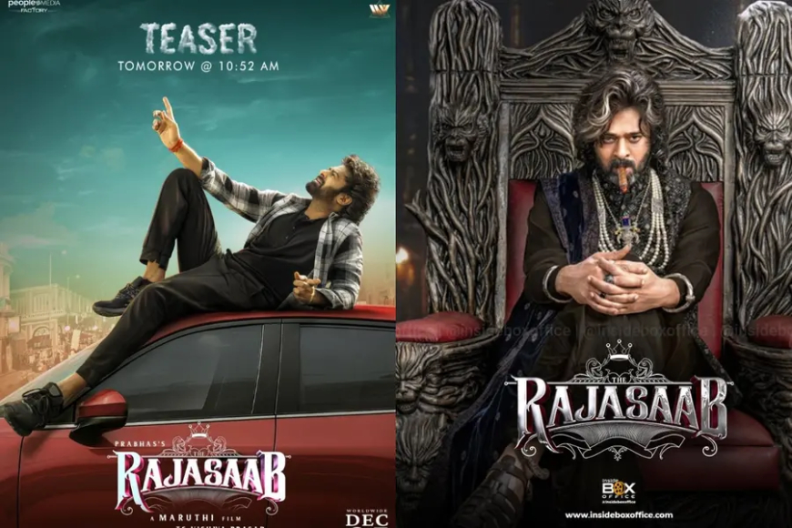 ಸಖತ್ ಡಿಫರೆಂಟ್ ರೋಲ್’ನಲ್ಲಿ ಡಾರ್ಲಿಂಗ್ ಪ್ರಭಾಸ್..! 'ದಿ ರಾಜಾಸಾಬ್' ಚಿತ್ರದ ಟೀಸರ್ ರಿಲೀಸ್