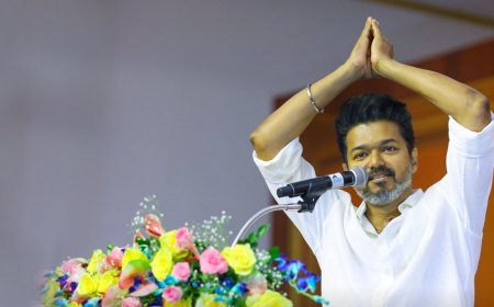 ತಮಿಳುನಾಡು ವಿಧಾನಸಭಾ ಚುನಾವಣೆ: ನಟ ವಿಜಯ್ TVK ಪಕ್ಷದ ಮುಖ್ಯಮಂತ್ರಿ ಅಭ್ಯರ್ಥಿ!