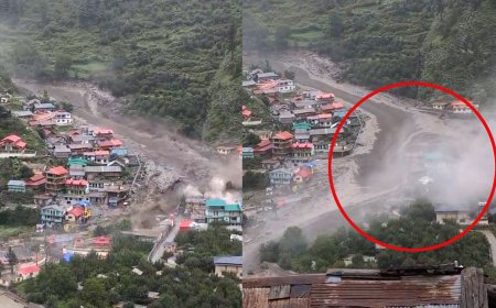 ಉತ್ತರಕಾಶಿಯಲ್ಲಿ ಮೇಘಸ್ಫೋಟ: ಕ್ಷಣಾರ್ಧದಲ್ಲಿ ಕೊಚ್ಚಿ ಹೋದ ಗ್ರಾಮ! ಹಲವರು ನಾಪತ್ತೆ