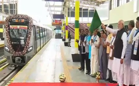 PM Narendra Modi: ಬಹುನಿರೀಕ್ಷಿತ ಯೆಲ್ಲೋ ಮೆಟ್ರೋ ಮಾರ್ಗ ಉದ್ಘಾಟಿಸಿದ ಮೋದಿ..!