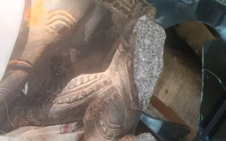 ಕುಡಿದ ಮತ್ತಲ್ಲಿ ಗಣೇಶನ ಮೂರ್ತಿ ವಿರೂಪಗೊಳಿಸಿದ ಭೂಪ!