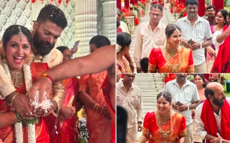 ರೋಷನ್ ಜೊತೆಗೆ ಅದ್ಧೂರಿಯಾಗಿ ದಾಂಪತ್ಯ ಜೀವನಕ್ಕೆ ಕಾಲಿಟ್ಟ ನಿರೂಪಕಿ ಅನುಶ್ರೀ!