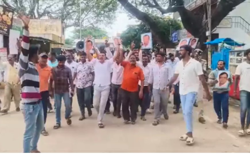 ಕೆ.ಎನ್. ರಾಜಣ್ಣ ವಜಾ ಖಂಡಿಸಿ ಸಿಡಿದೆದ್ದ ಬೆಂಬಲಿಗರು: ಪೆಟ್ರೋಲ್ ಸುರಿದುಕೊಂಡು ಆಕ್ರೋಶ 