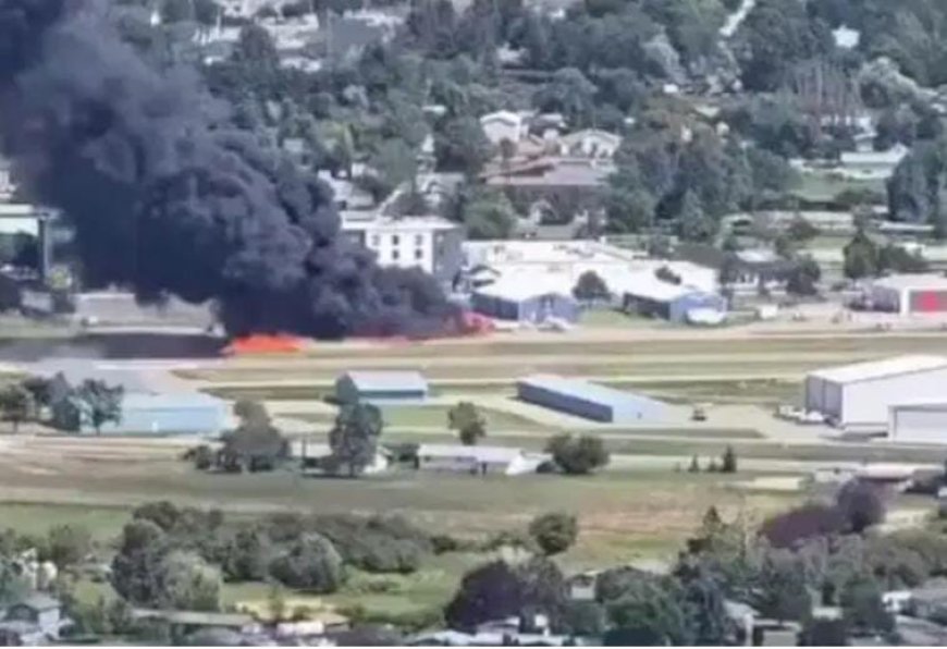 ಆಘಾತಕಾರಿ ಘಟನೆ: ನಿಂತಿದ್ದ ಫ್ಲೈಟ್ ಗೆ ಮತ್ತೊಂದು ವಿಮಾನ ಡಿಕ್ಕಿ, ಫ್ಲೈಟ್ ಪತನ!