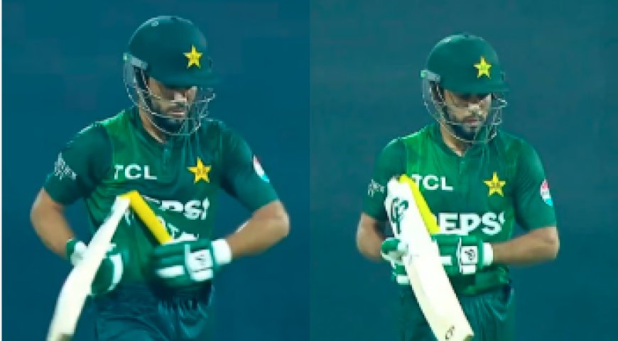 ಔಟಾದ ಕೋಪದಲ್ಲಿ ಬ್ಯಾಟ್ ಮುರಿದು ಹಾಕಿದ ಪಾಕ್ ಕ್ರಿಕೆಟಿಗ..! ವಿಡಿಯೋ ವೈರಲ್