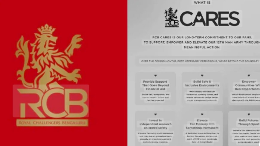 RCB Care: RCB ಹೊಸ ಪ್ರಣಾಳಿಕೆ ಬಿಡುಗಡೆ: ಅಭಿಮಾನಿಗಳ ಪರ ದಿಟ್ಟ ಹೆಜ್ಜೆ!