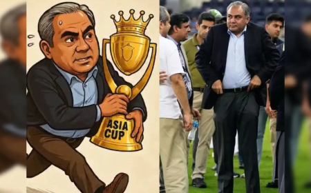 ಏಷ್ಯಾಕಪ್ ಟ್ರೋಫಿ ಕದ್ದೊಯ್ದ ನಖ್ವಿಗೆ ಗೋಲ್ಡ್ ಮೆಡಲ್ ಸನ್ಮಾನಕ್ಕೆ ಮುಂದಾದ ಪಾಕ್..!